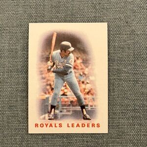 1986 Topps Kansas City Royals Baseball Card